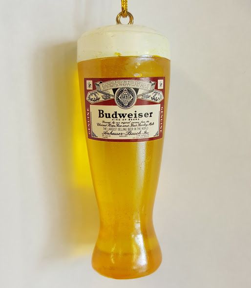 Budweiser Draft Glass Ornament