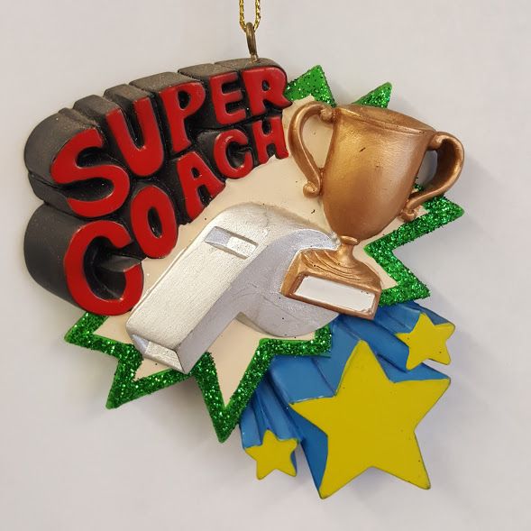 Super Coach Ornament