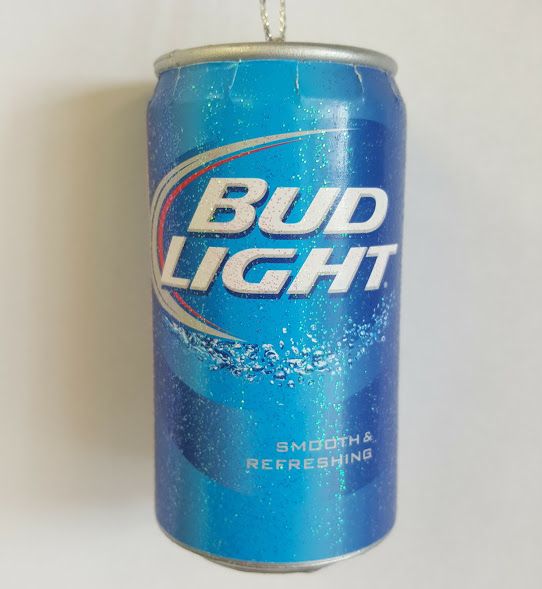 Bud Light Can Ornament